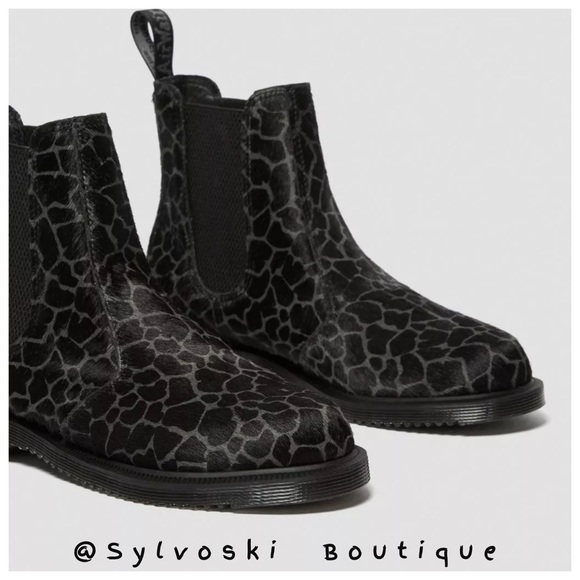 🖤 DR MARTENS FLORA WOMEN'S ANIMAL PRINT CHELSEA BOOTS NWT 🖤 - Picture 4 of 12